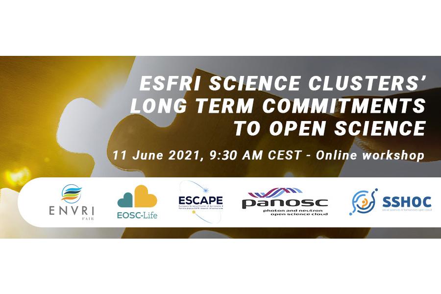 ESFRI Science Clusters' Long Term Commitments to Open Science