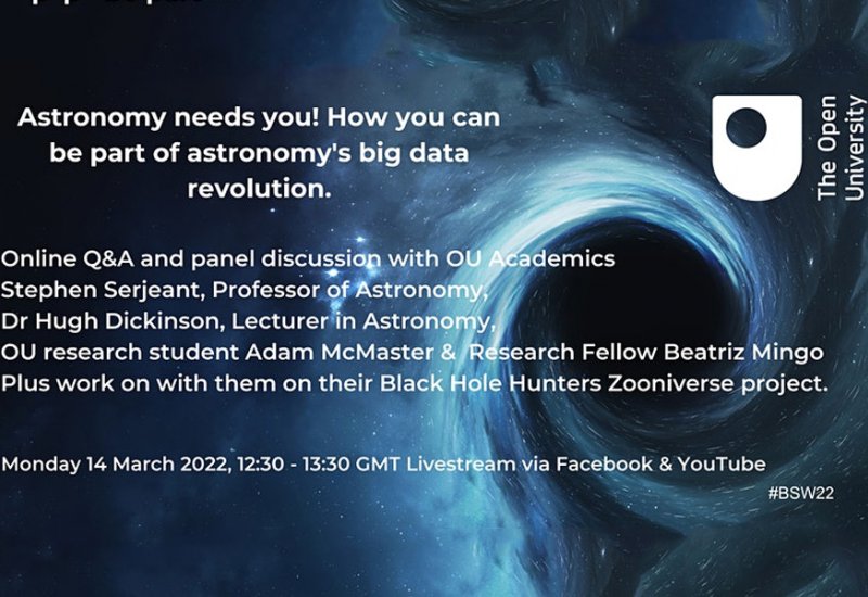Astronomy needs you! How you can be part of astronomy's big data revolution