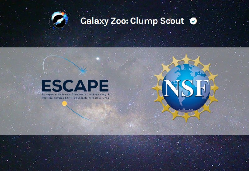 The first ESCAPE Citizen Science project, Clump Scou