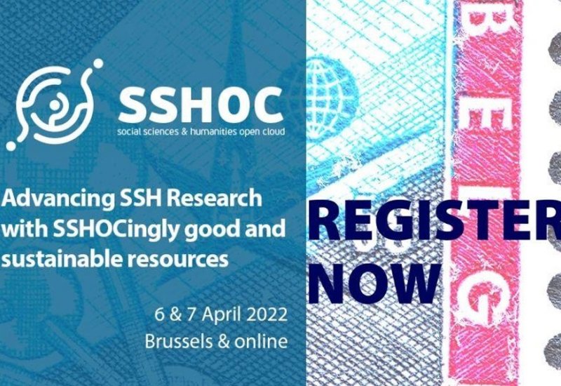 SSHOC Final event - Advancing SSH Research with SSHOCingly good and sustainable resources